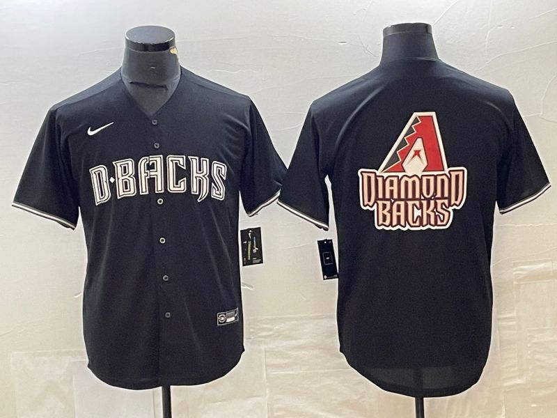 Men Arizona Diamondback Blank Black Game Nike 2023 MLB Jersey style 8